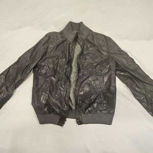 Men's M0851 Gray Bomber Jacket